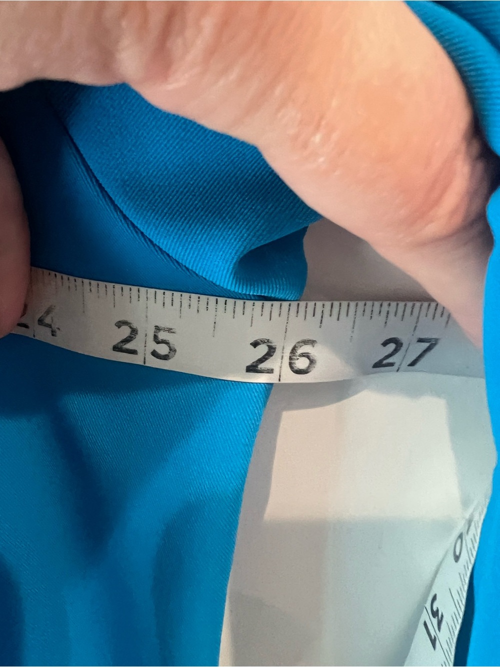 Entro Bright Blue Button Up Dress Tunic Size Large - Picture 13 of 16